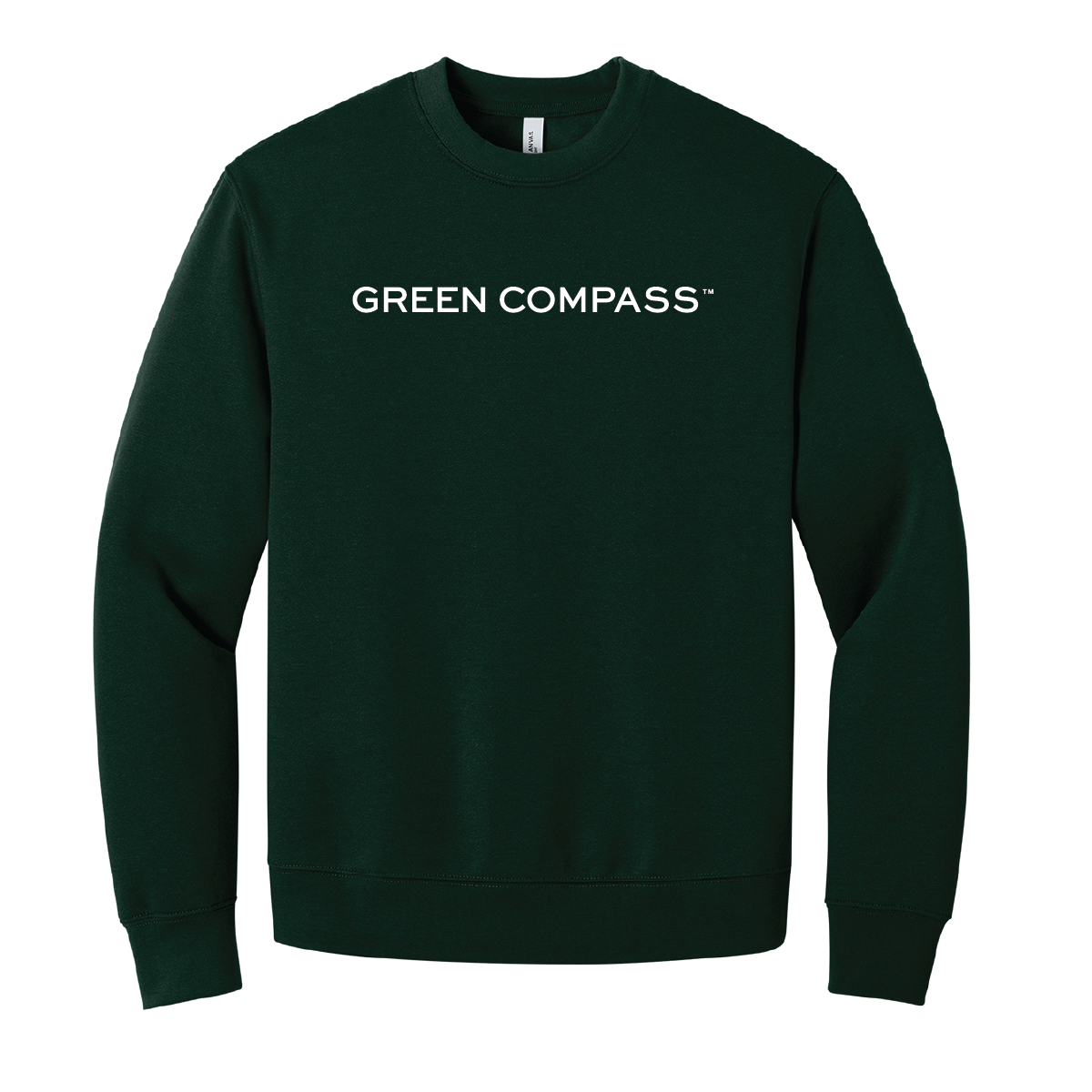 Green Compass Heavyweight Crewneck